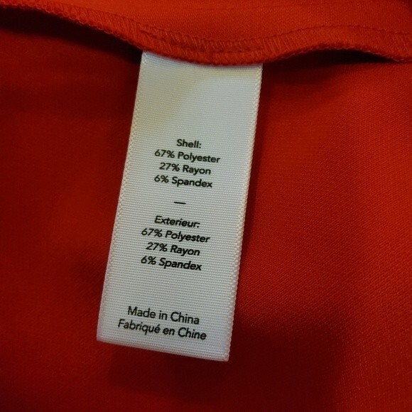 Likely Fit & Flare Sleeveless Mini Dress Size 8 Red - Picture 6 of 7